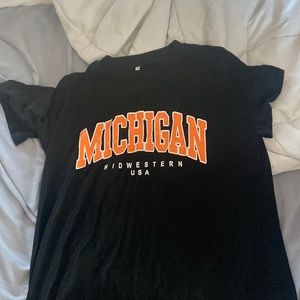 Black Michigan shirt